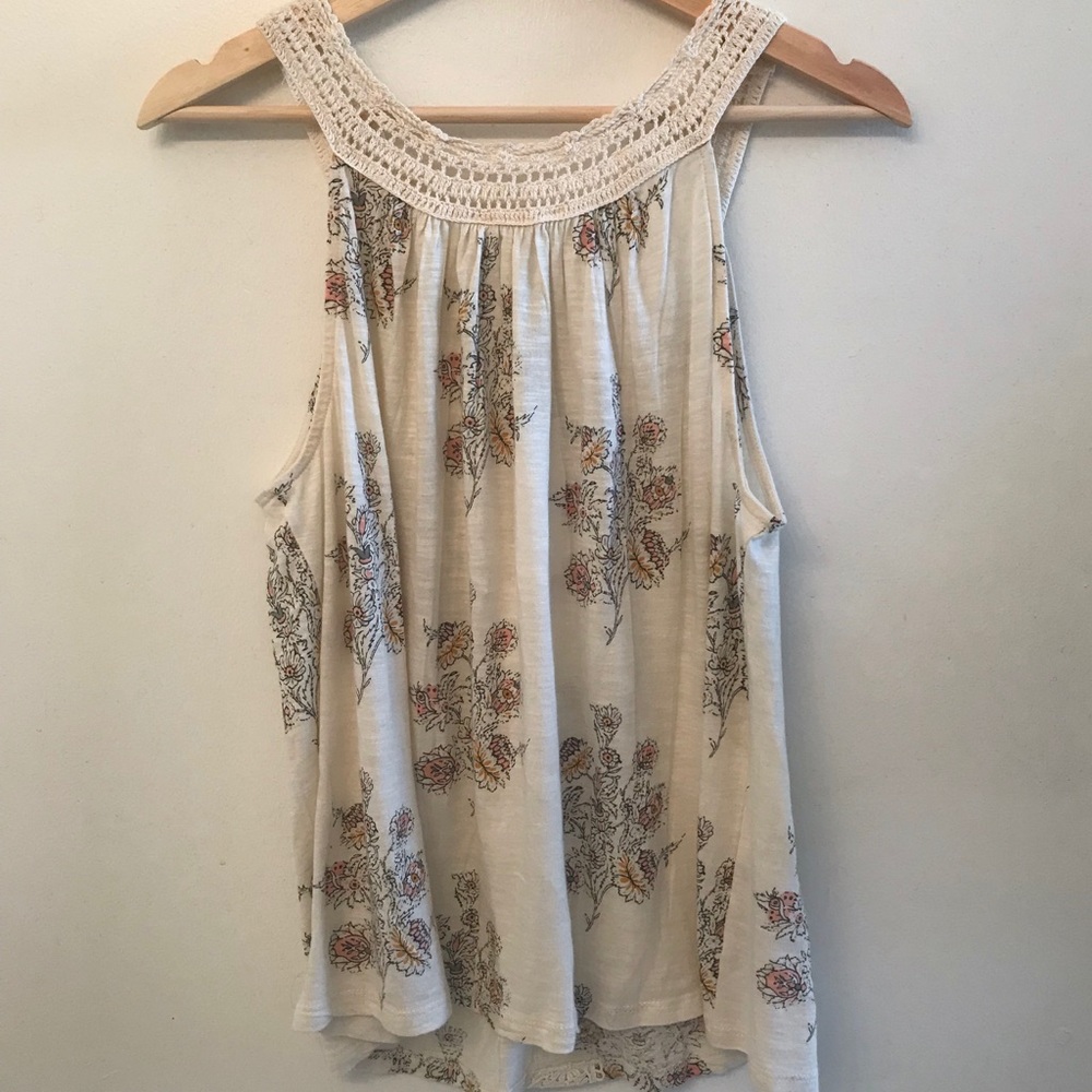 LUCKY BRAND | Crochet Cotton Blouse - Picture 3 of 3